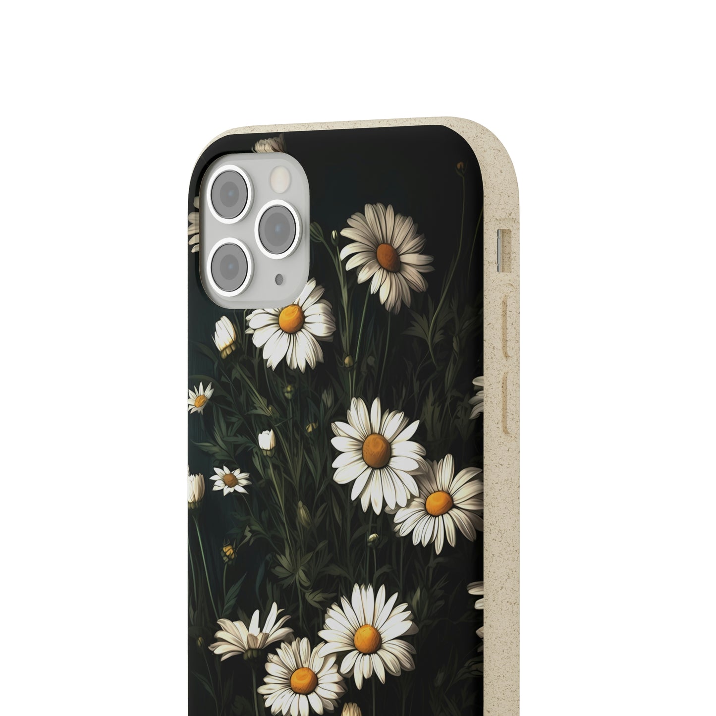 Dark Cottagecore Daisies | Biodegradable iPhone Case