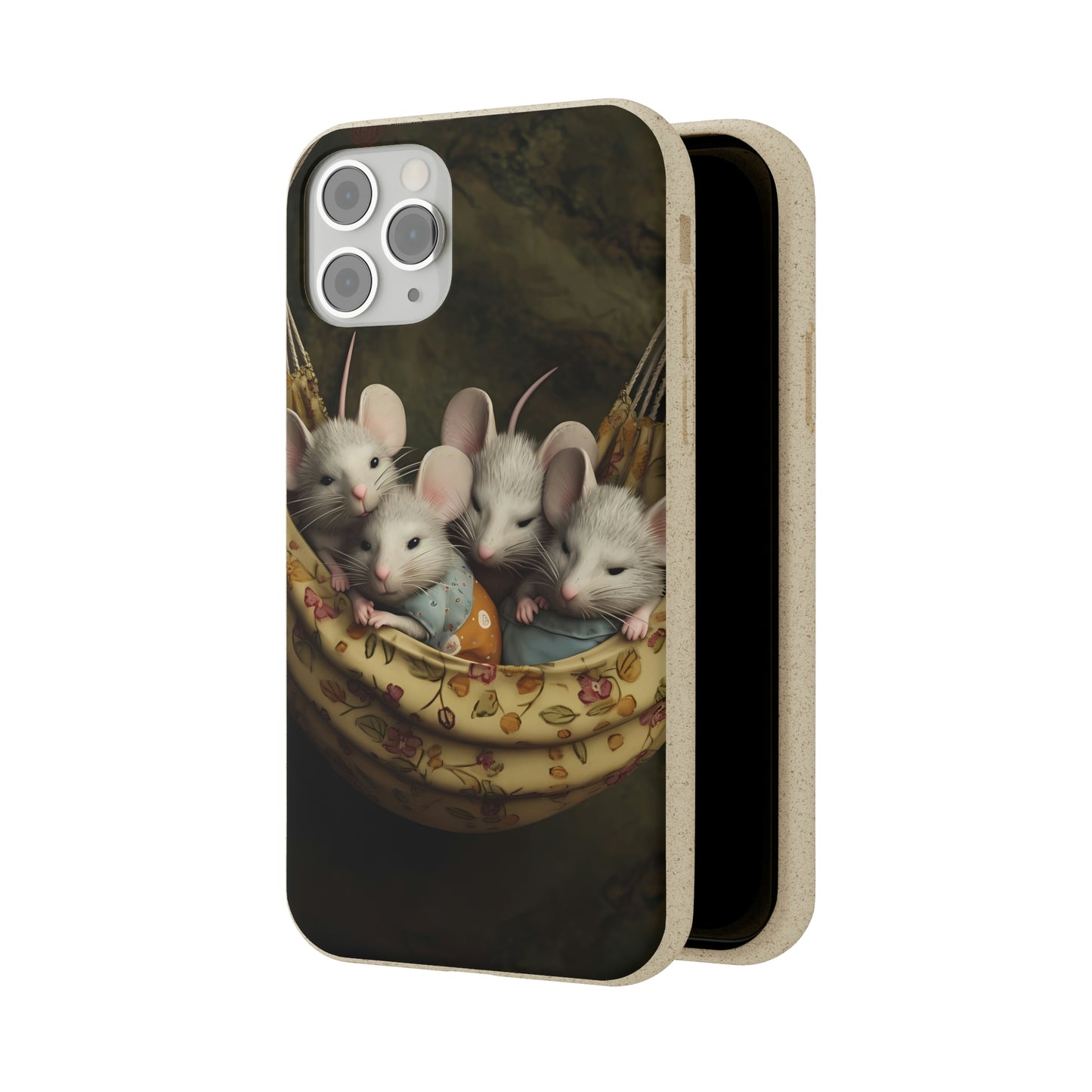 Field Mice in a Hammock | Biodegradable iPhone Case
