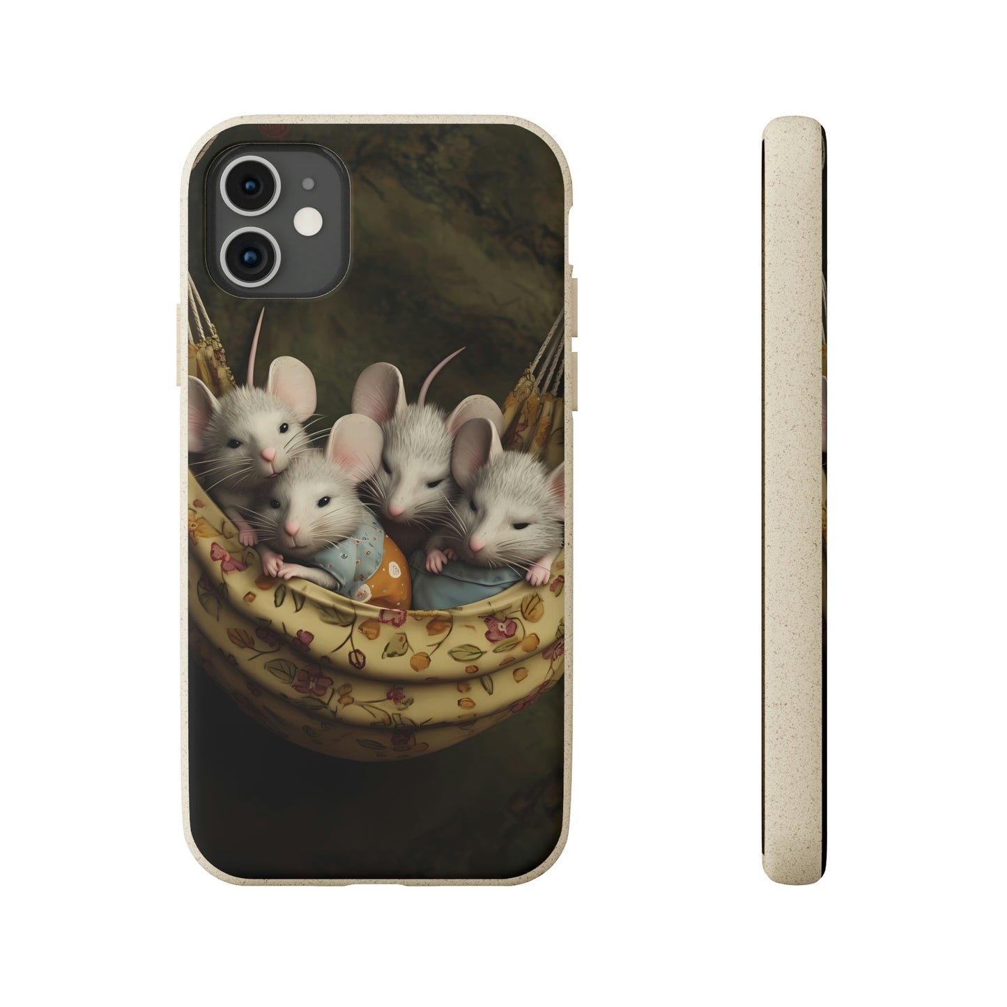 Field Mice in a Hammock | Biodegradable iPhone Case