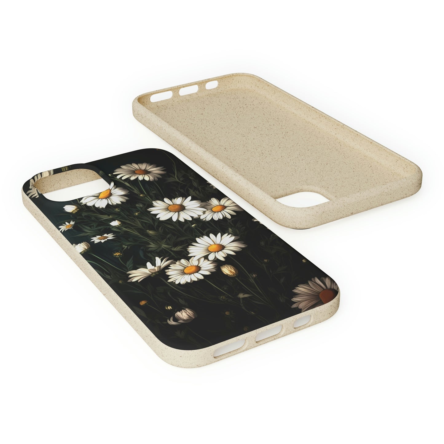 Dark Cottagecore Daisies | Biodegradable iPhone Case