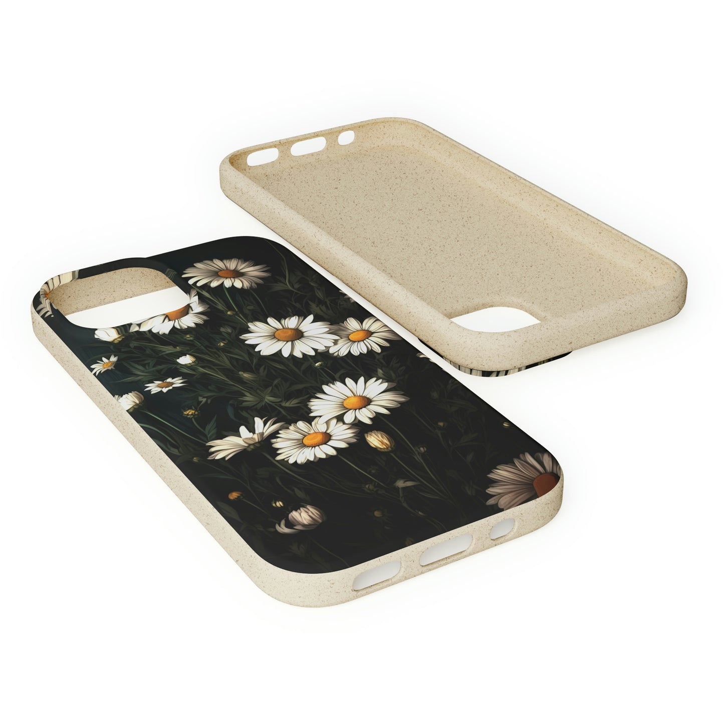 Dark Cottagecore Daisies | Biodegradable iPhone Case