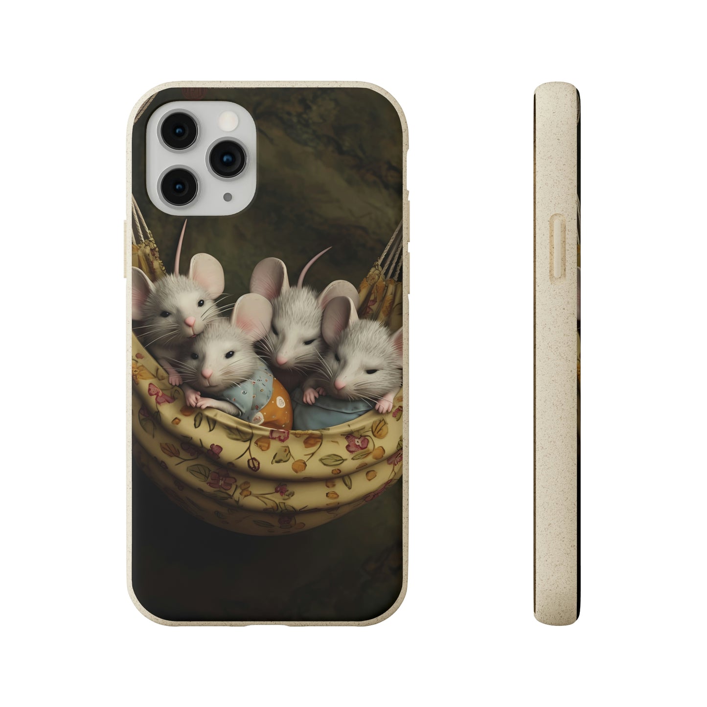 Field Mice in a Hammock | Biodegradable iPhone Case