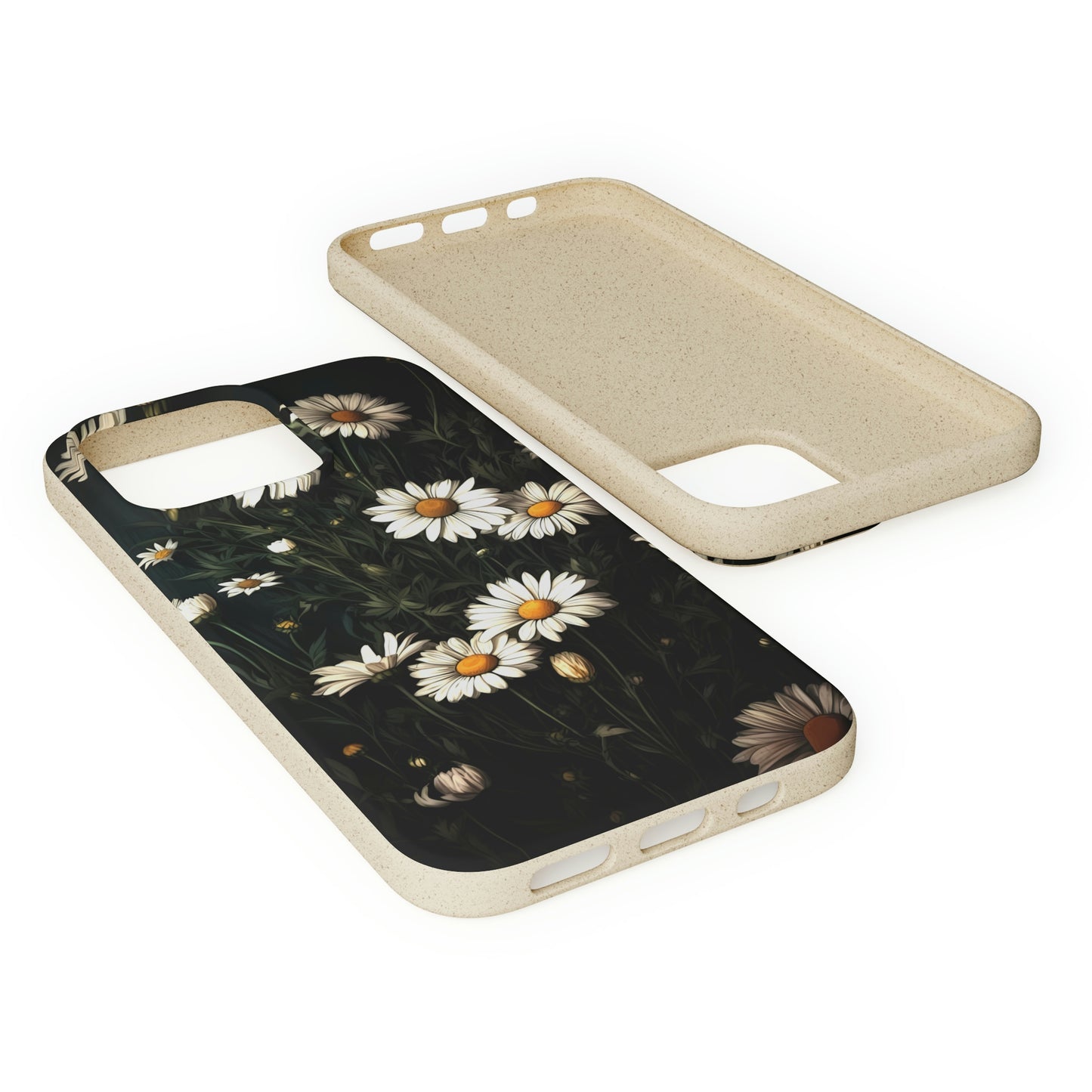 Dark Cottagecore Daisies | Biodegradable iPhone Case