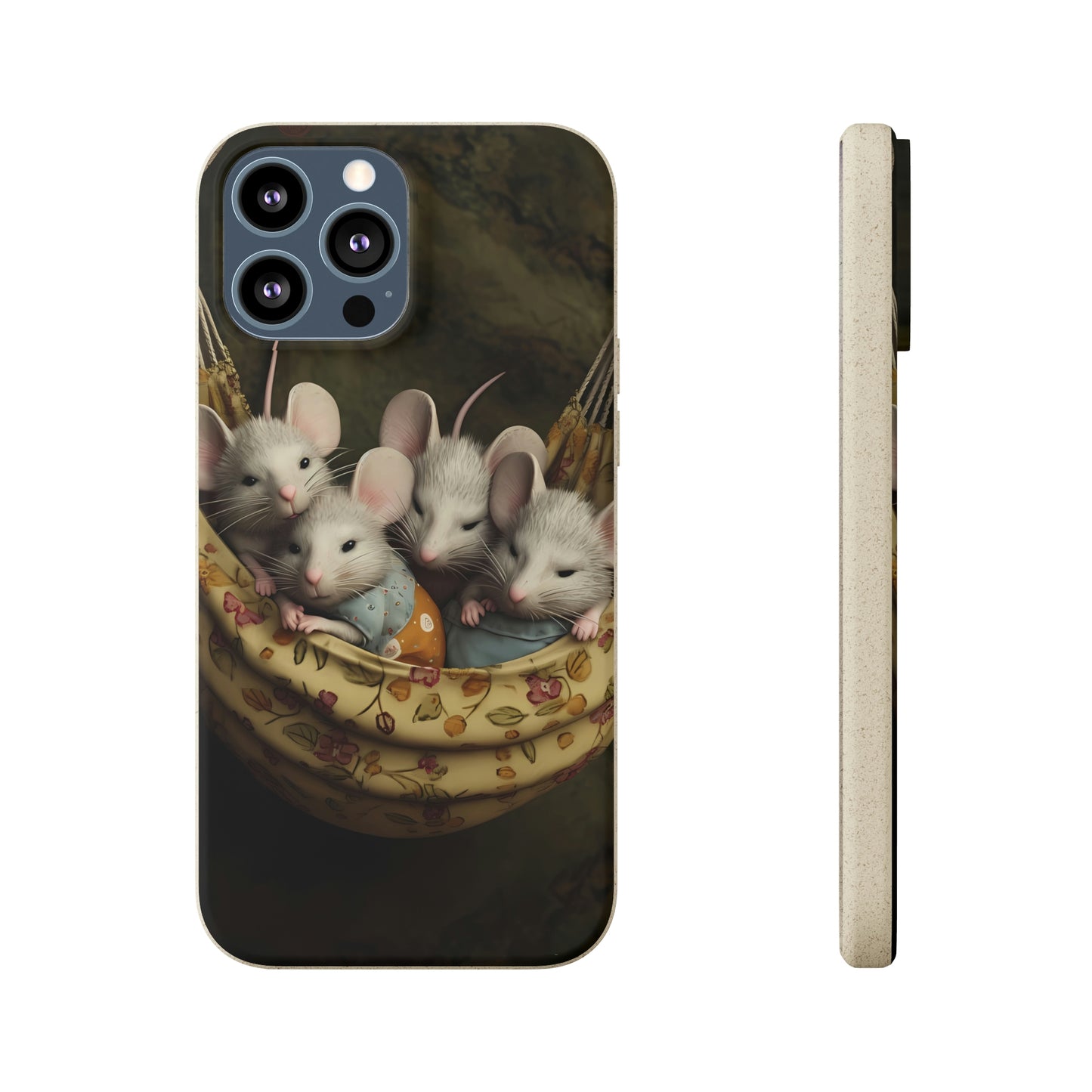 Field Mice in a Hammock | Biodegradable iPhone Case