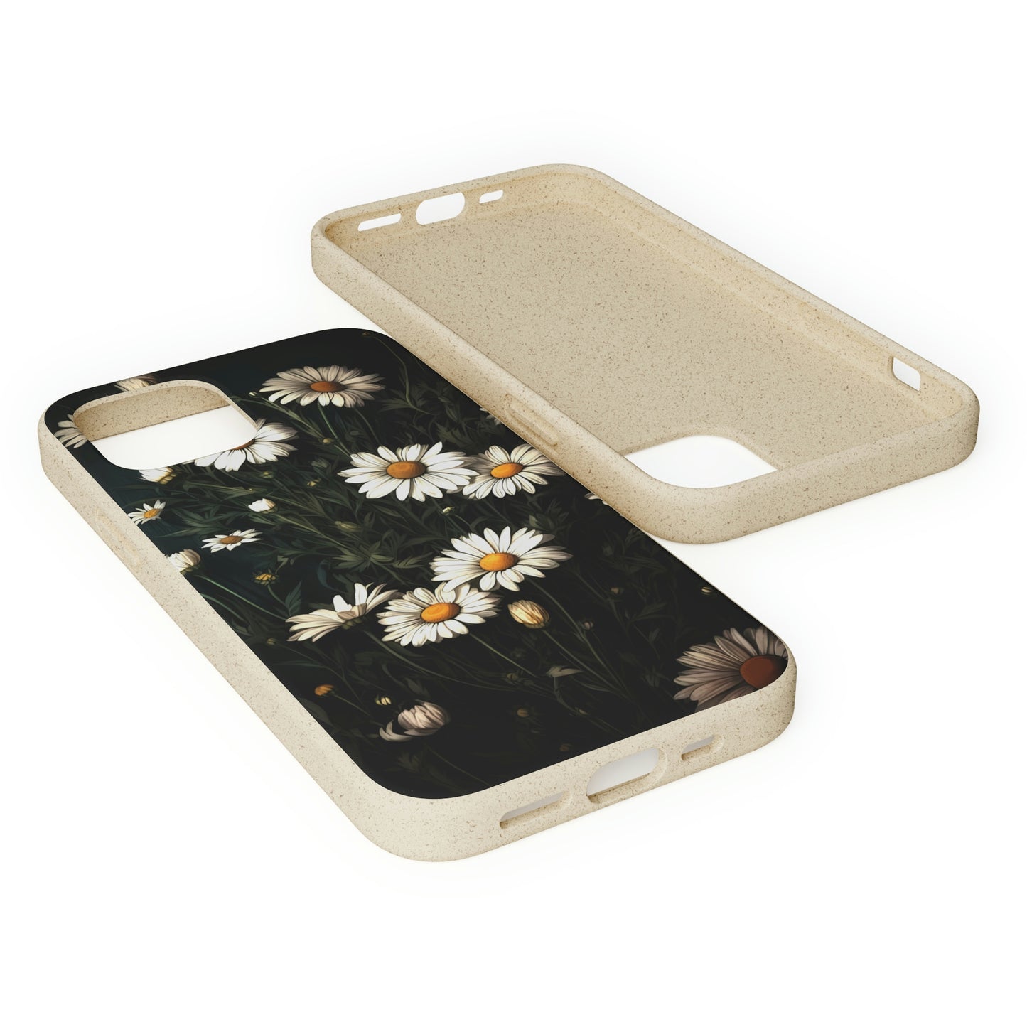 Dark Cottagecore Daisies | Biodegradable iPhone Case