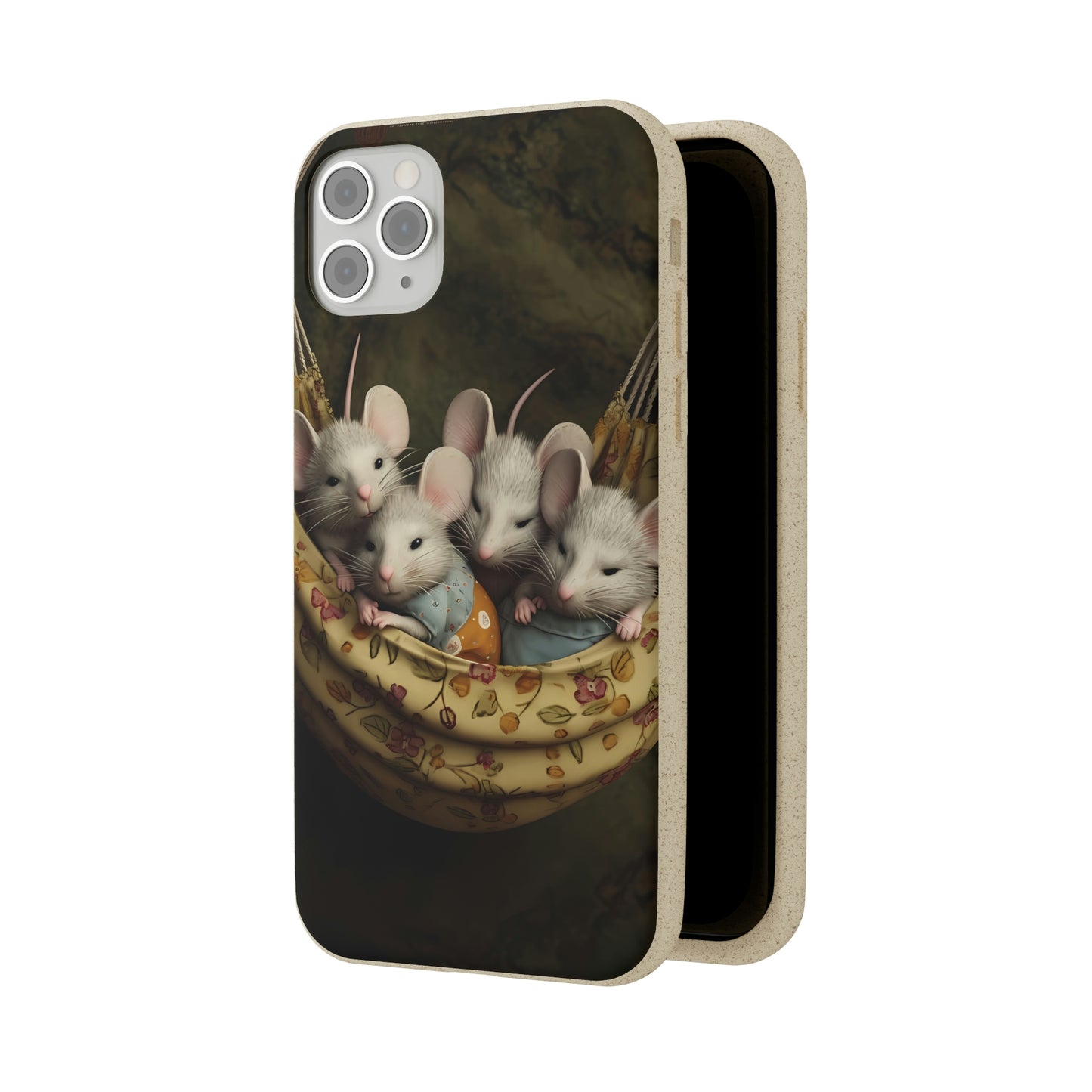 Field Mice in a Hammock | Biodegradable iPhone Case