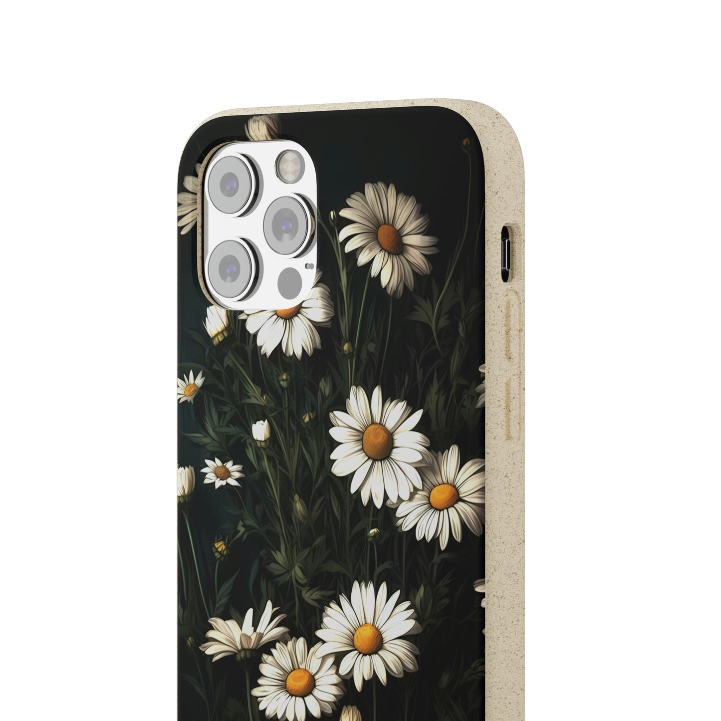 Dark Cottagecore Daisies | Biodegradable iPhone Case