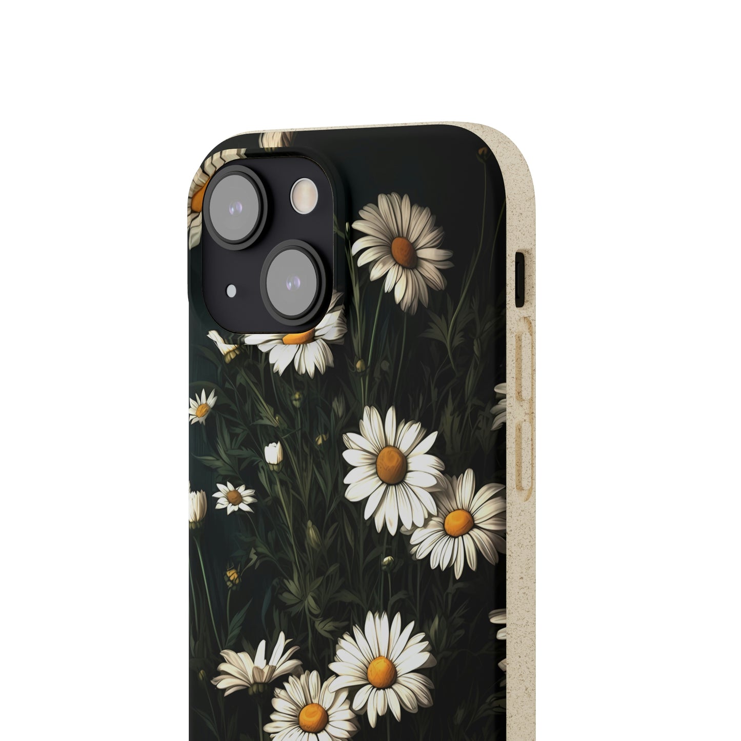 Dark Cottagecore Daisies | Biodegradable iPhone Case