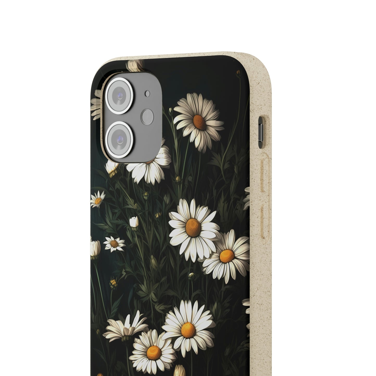 Dark Cottagecore Daisies | Biodegradable iPhone Case