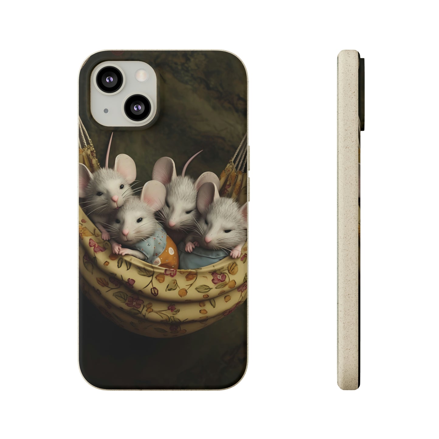 Field Mice in a Hammock | Biodegradable iPhone Case
