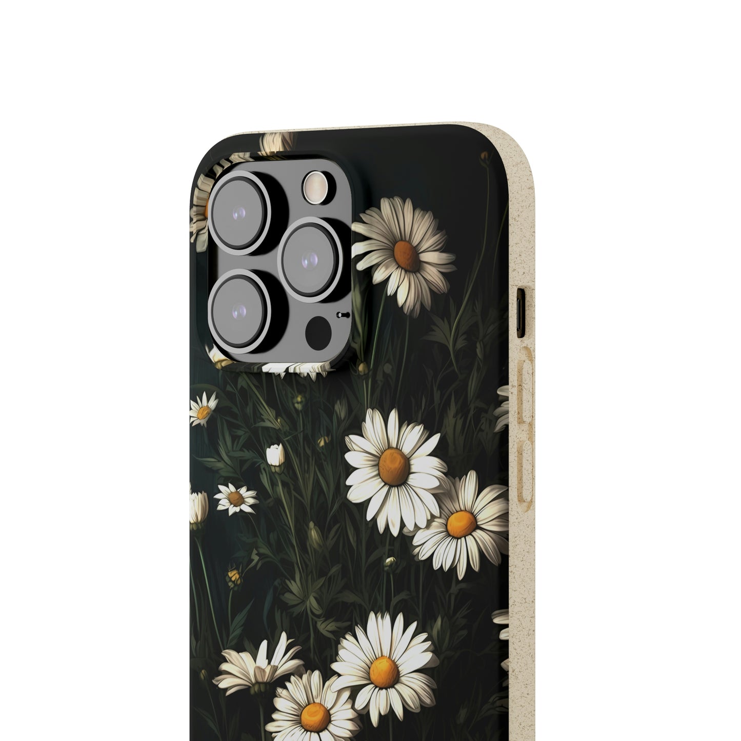 Dark Cottagecore Daisies | Biodegradable iPhone Case