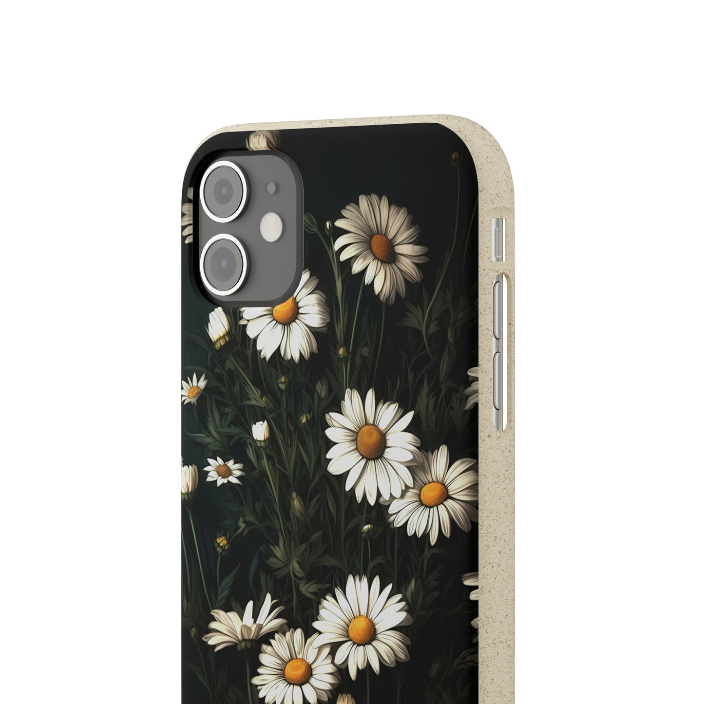 Dark Cottagecore Daisies | Biodegradable iPhone Case