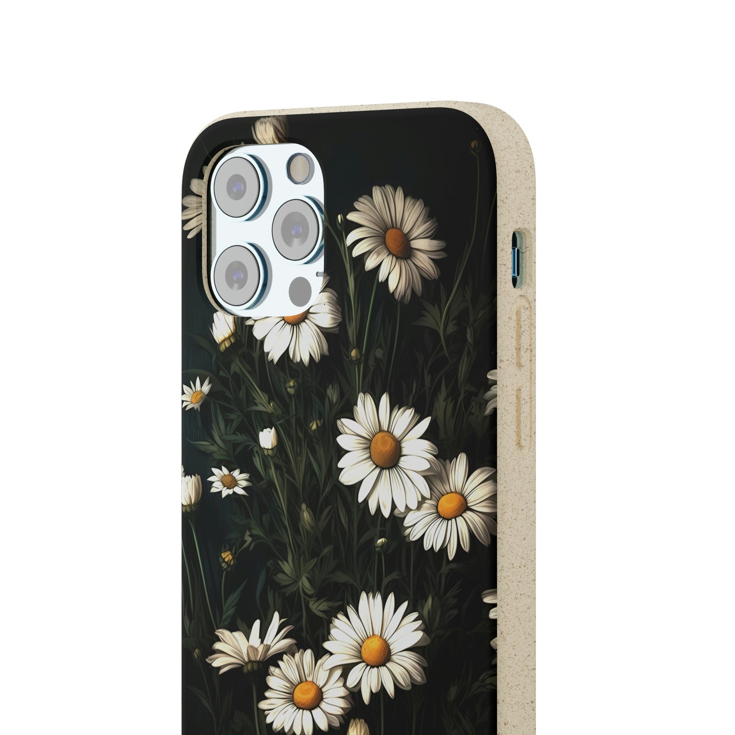 Dark Cottagecore Daisies | Biodegradable iPhone Case
