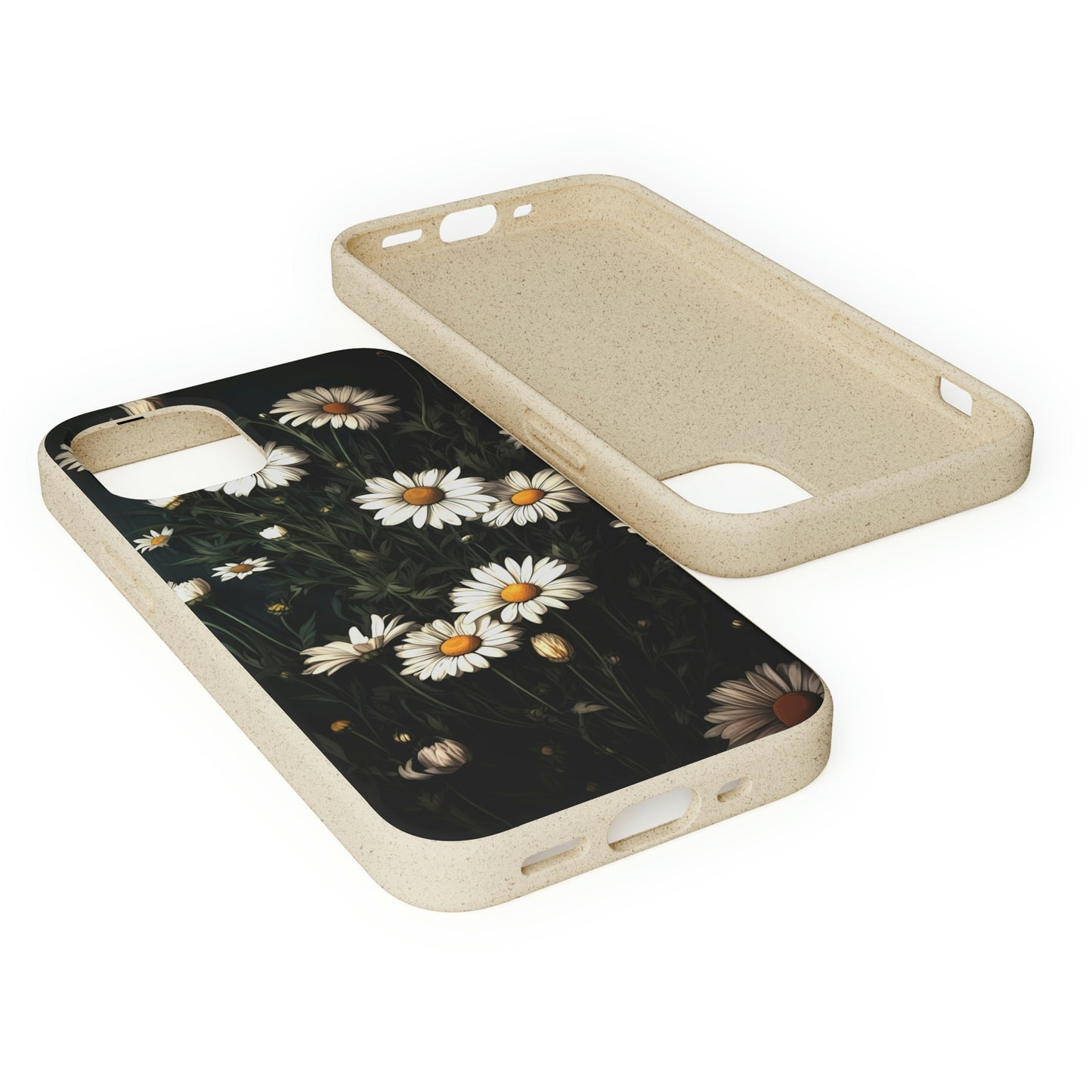 Dark Cottagecore Daisies | Biodegradable iPhone Case