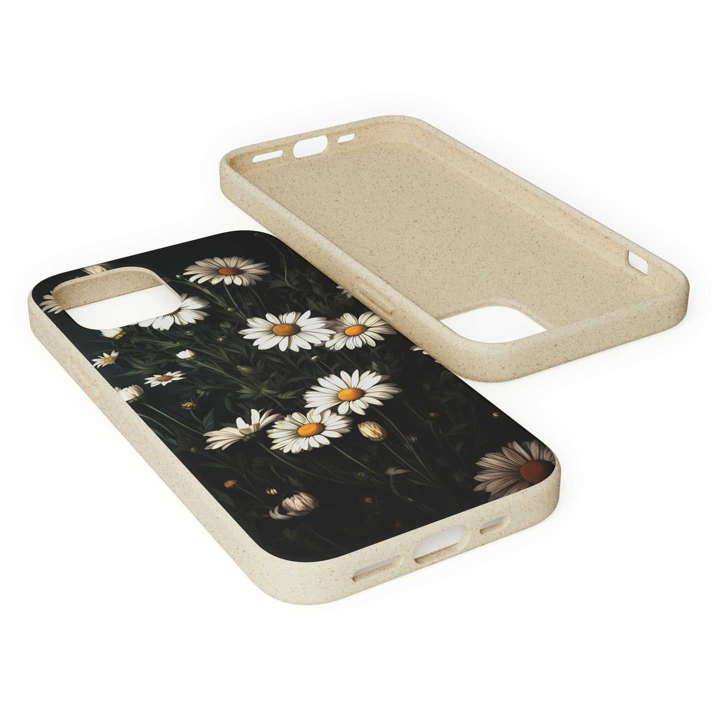 Dark Cottagecore Daisies | Biodegradable iPhone Case