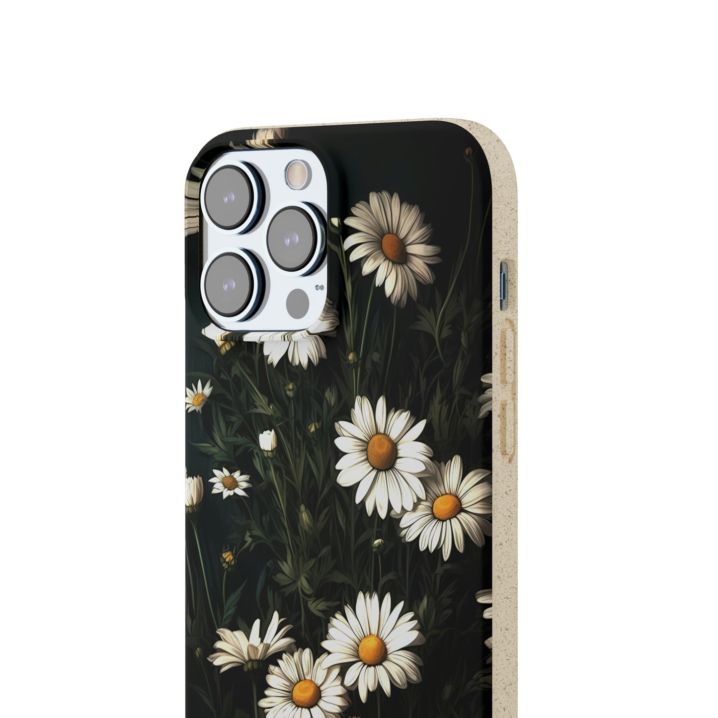 Dark Cottagecore Daisies | Biodegradable iPhone Case
