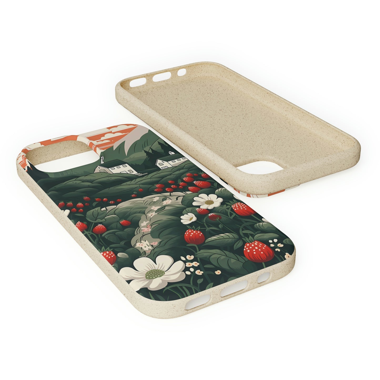 Strawberry Field | Biodegradable iPhone Case