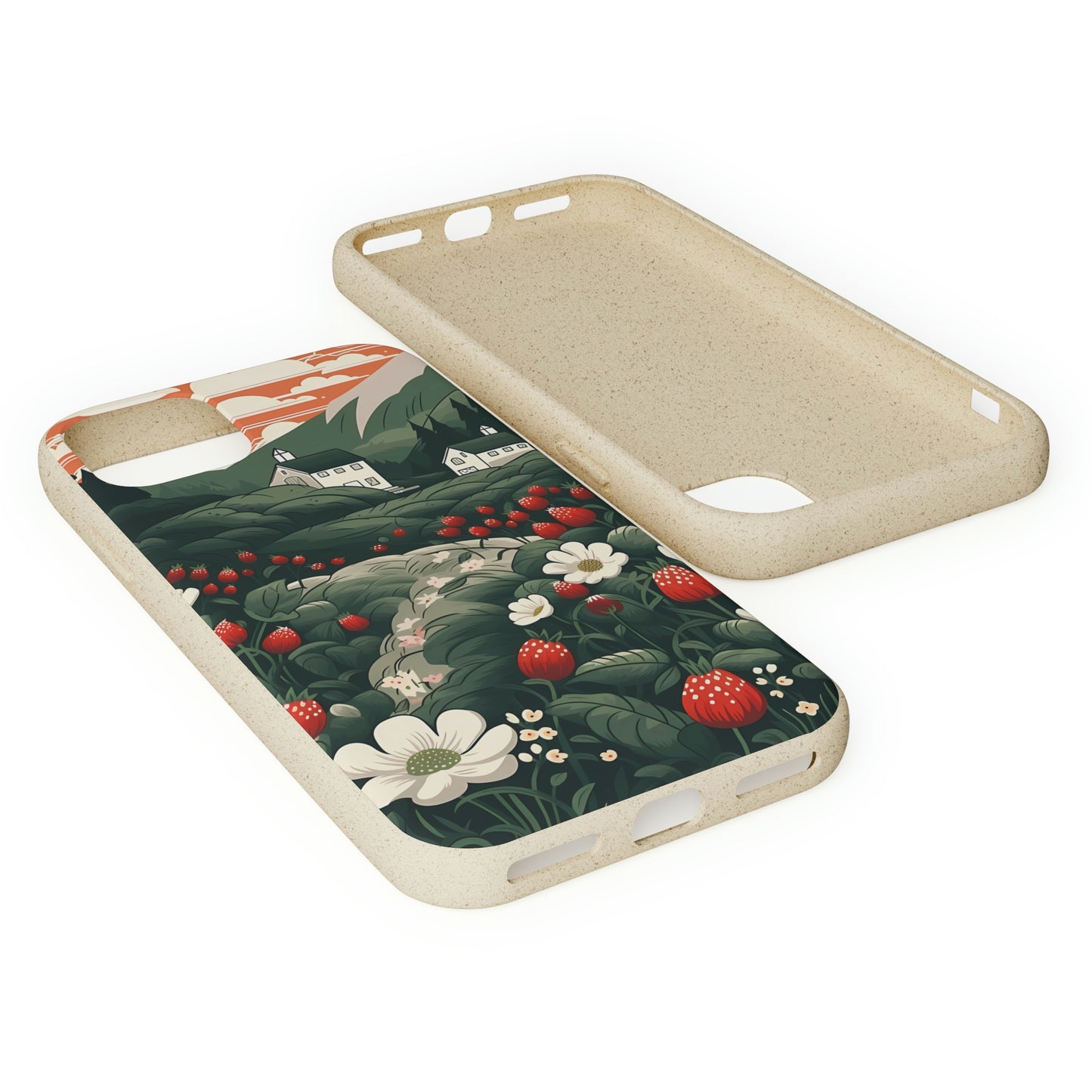 Strawberry Field | Biodegradable iPhone Case