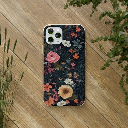 Botanical Flower Illustration | Biodegradable iPhone Case