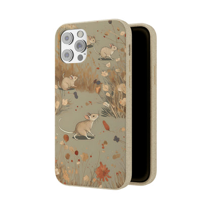 Charming Field Mice | Biodegradable iPhone Case