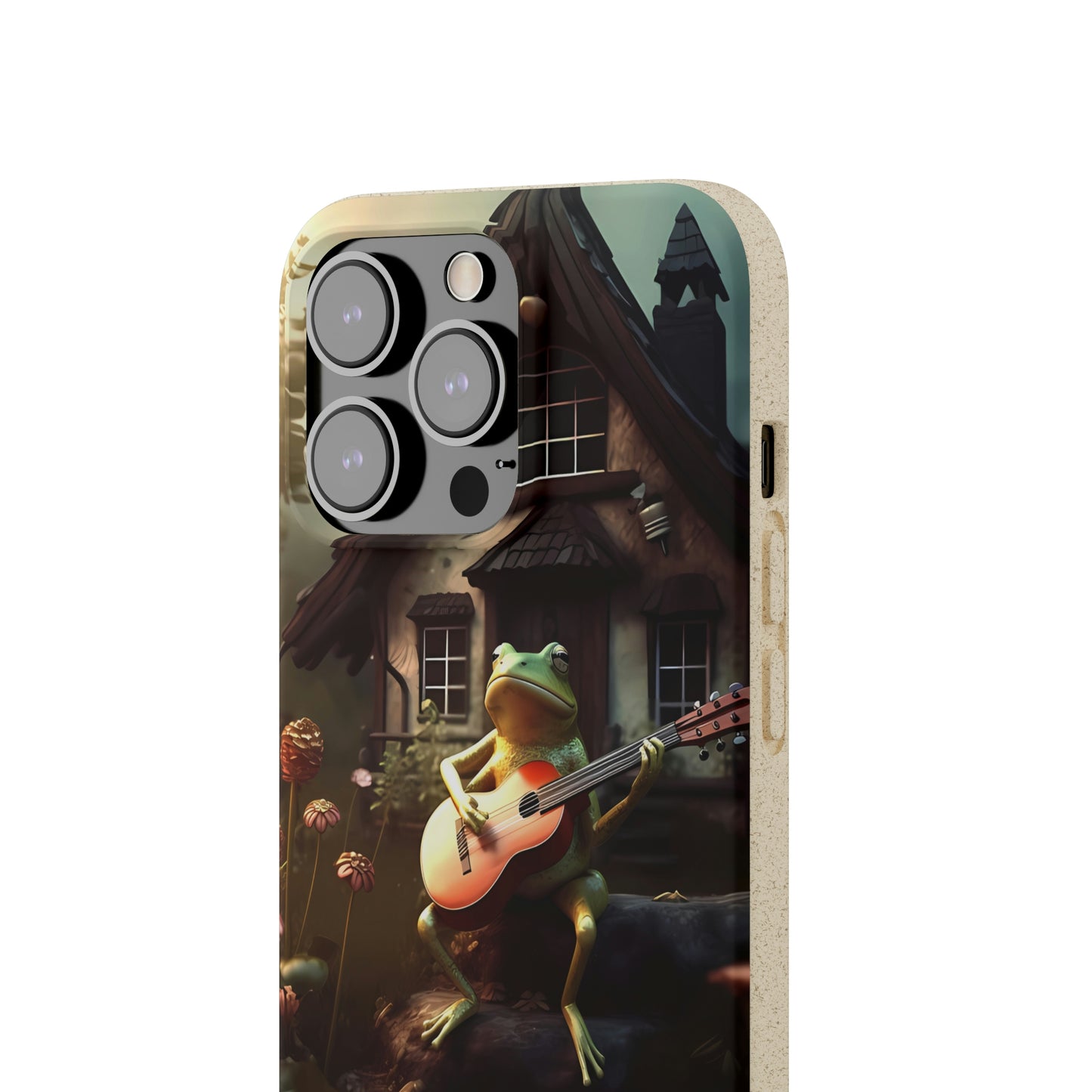 Charming Frog Playing Guitar | Biodegradable iPhone Case