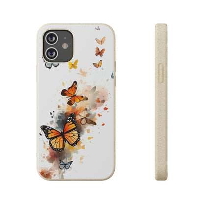 Colorful Butterflies | Biodegradable iPhone Case