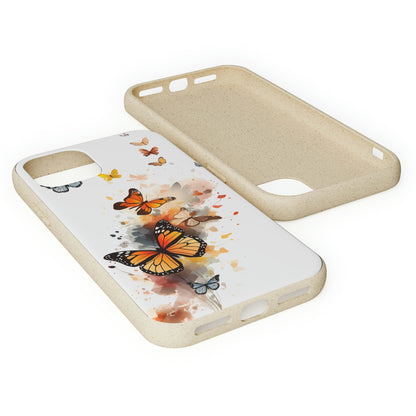 Colorful Butterflies | Biodegradable iPhone Case