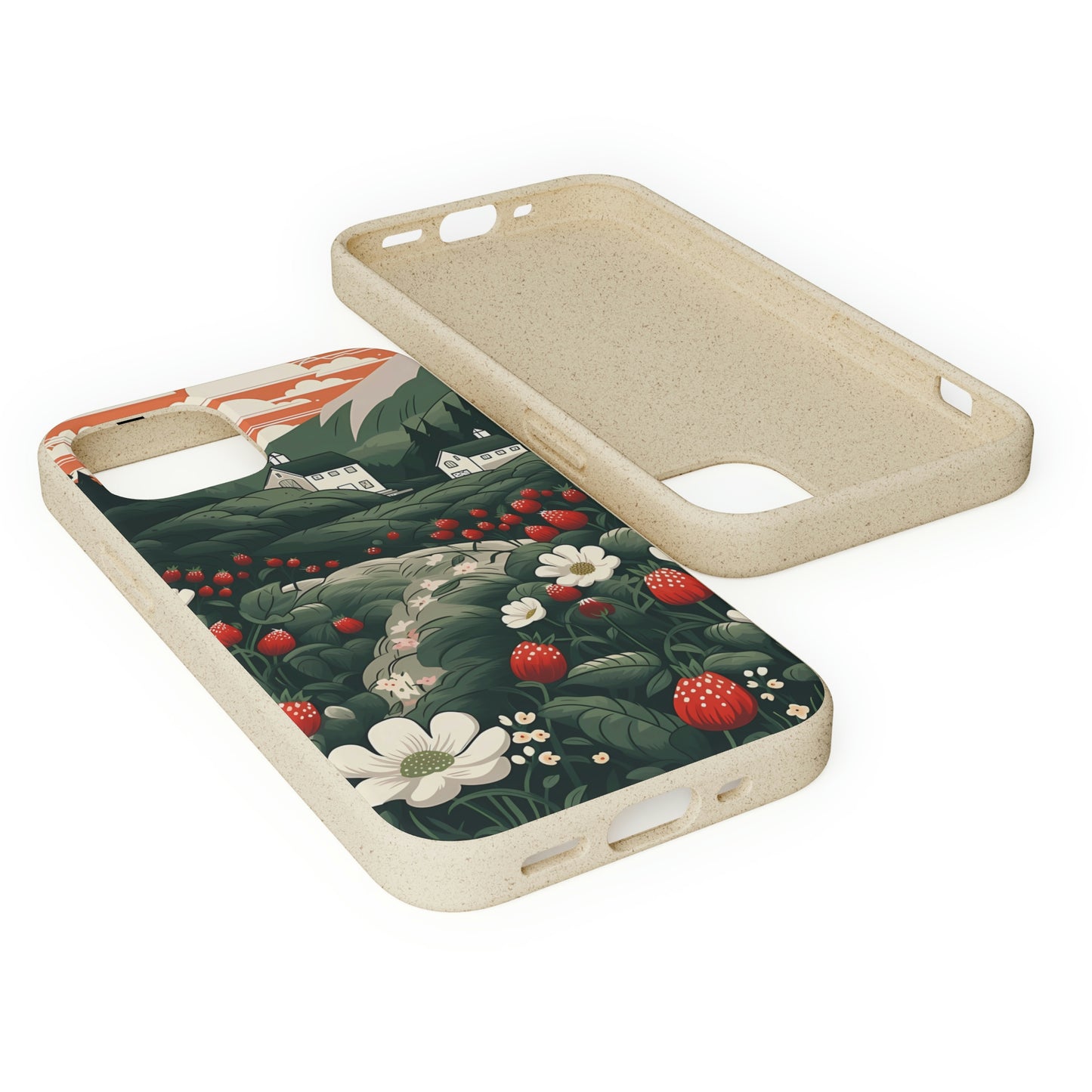 Strawberry Field | Biodegradable iPhone Case