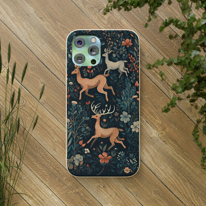 Enchanting Deer in a Forest | Biodegradable iPhone Case