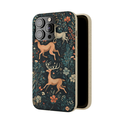 Enchanting Deer in a Forest | Biodegradable iPhone Case