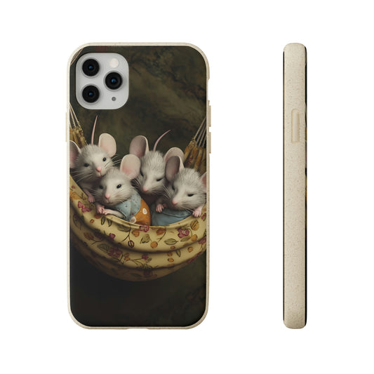 Field Mice in a Hammock | Biodegradable iPhone Case