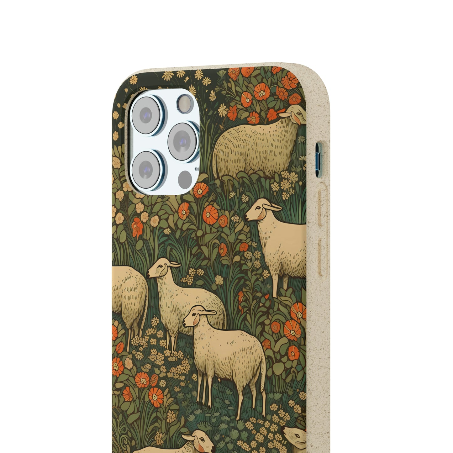 Cottagecore Sheep in a Meadow | Biodegradable iPhone Case