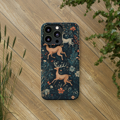 Enchanting Deer in a Forest | Biodegradable iPhone Case