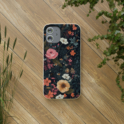 Botanical Flower Illustration | Biodegradable iPhone Case