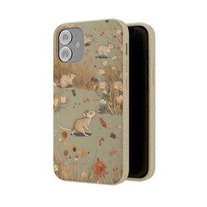 Charming Field Mice | Biodegradable iPhone Case