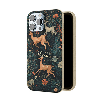 Enchanting Deer in a Forest | Biodegradable iPhone Case