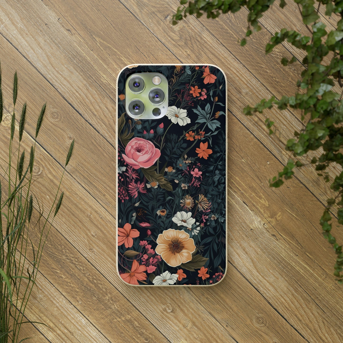 Botanical Flower Illustration | Biodegradable iPhone Case