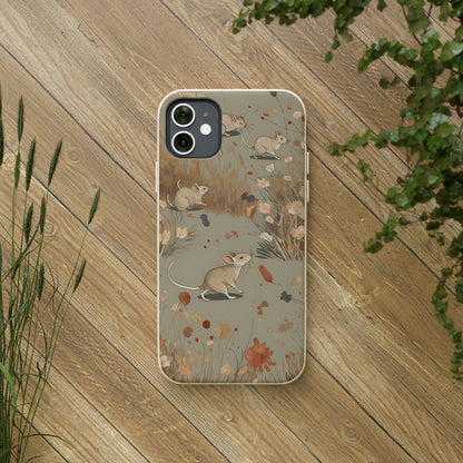 Charming Field Mice | Biodegradable iPhone Case