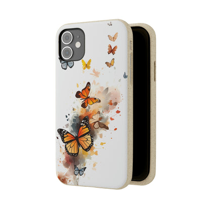 Colorful Butterflies | Biodegradable iPhone Case