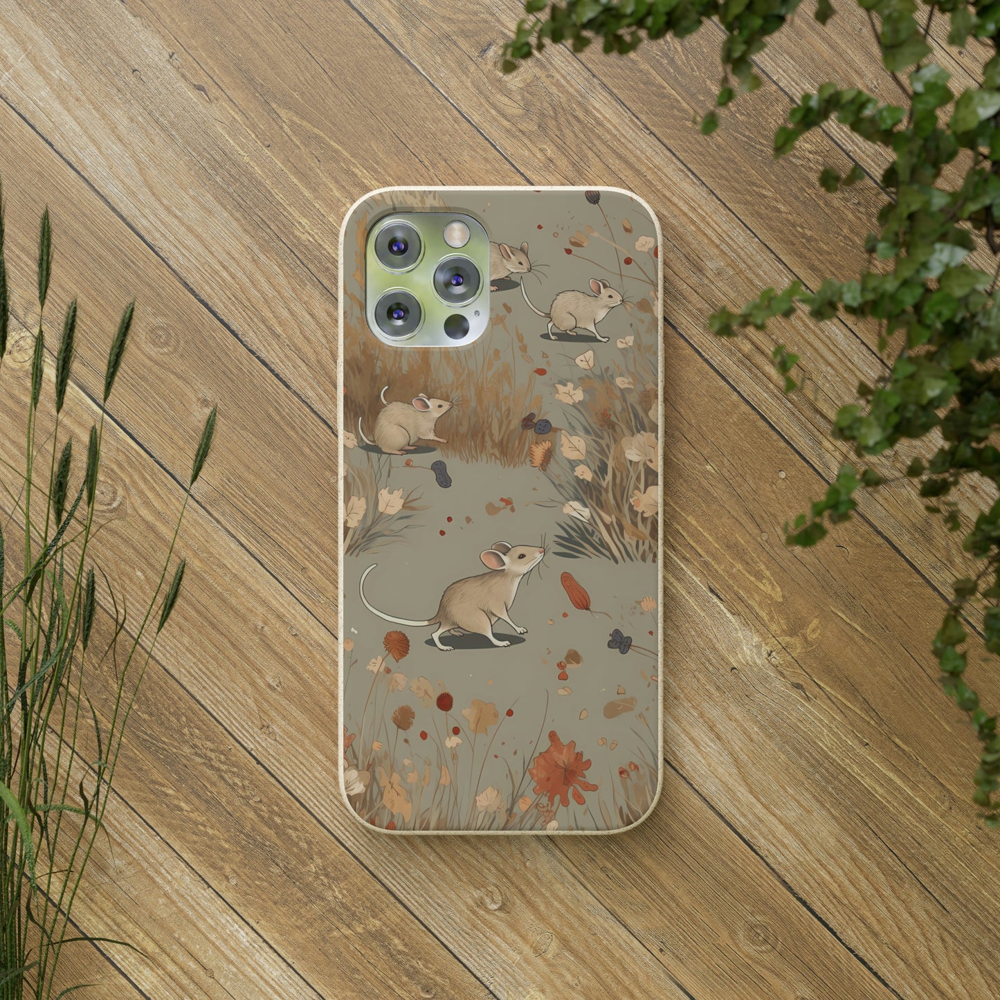 Charming Field Mice | Biodegradable iPhone Case