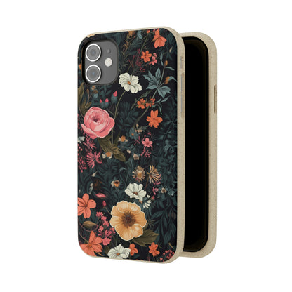 Botanical Flower Illustration | Biodegradable iPhone Case