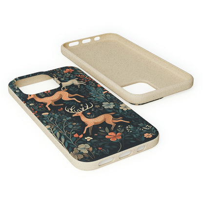 Enchanting Deer in a Forest | Biodegradable iPhone Case