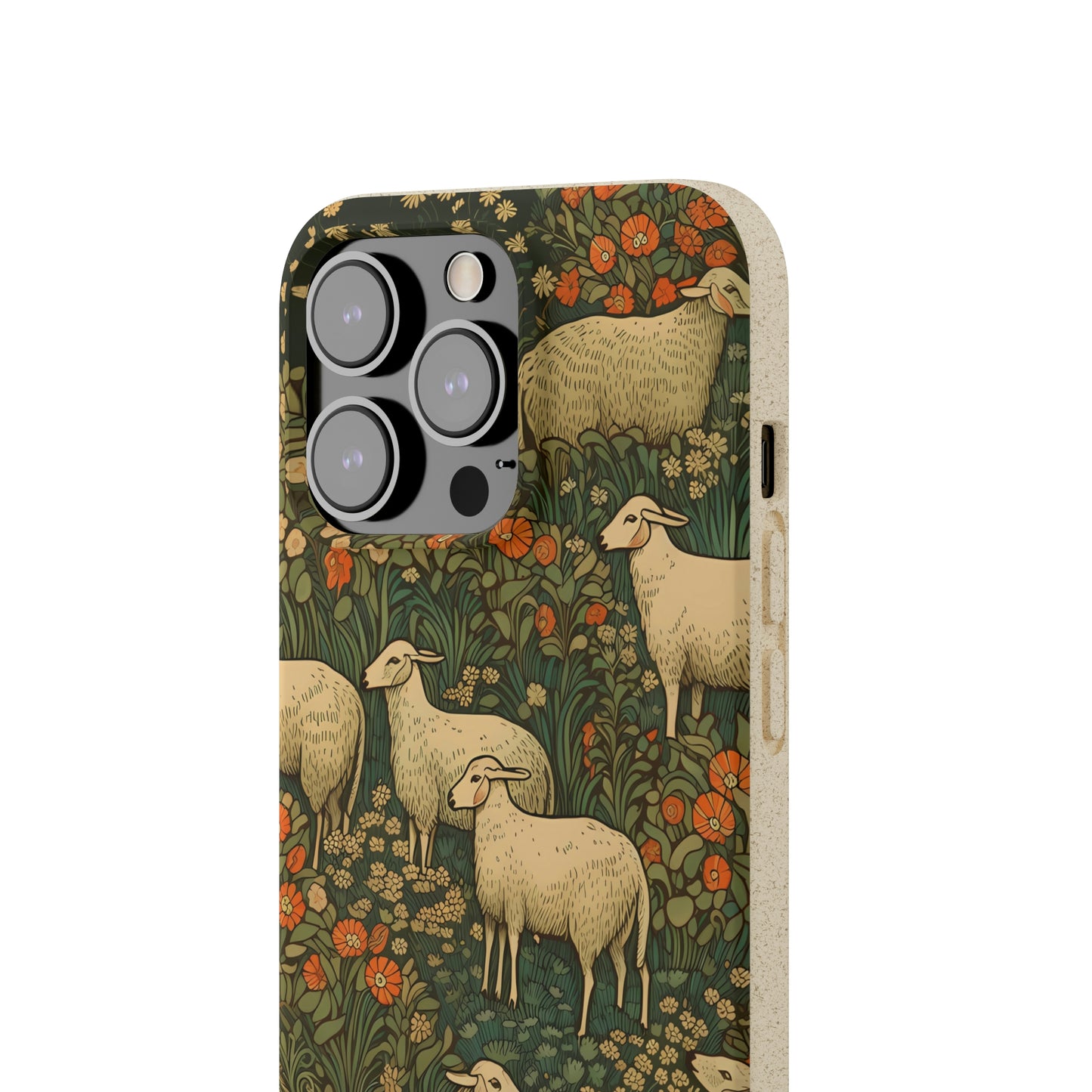 Cottagecore Sheep in a Meadow | Biodegradable iPhone Case