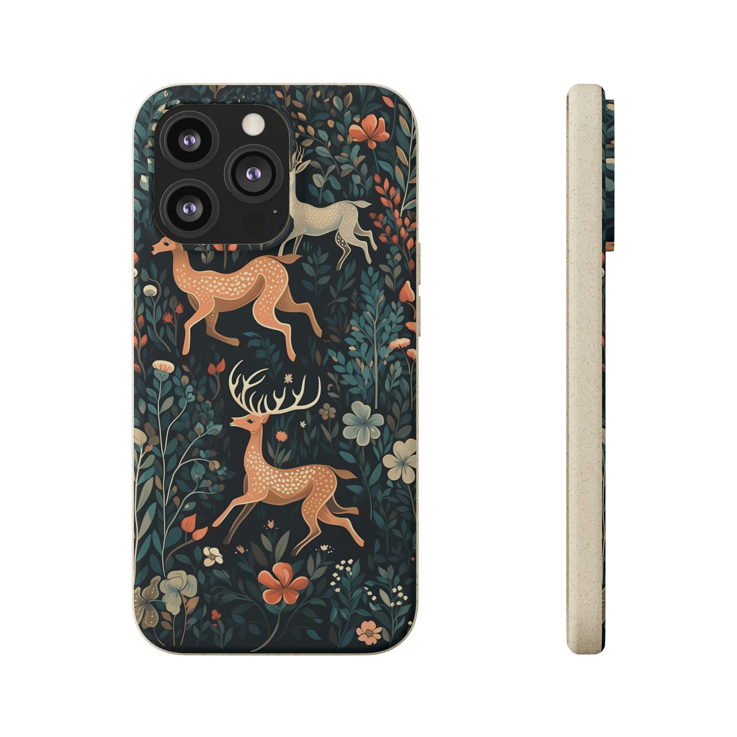 Enchanting Deer in a Forest | Biodegradable iPhone Case