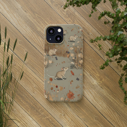 Charming Field Mice | Biodegradable iPhone Case