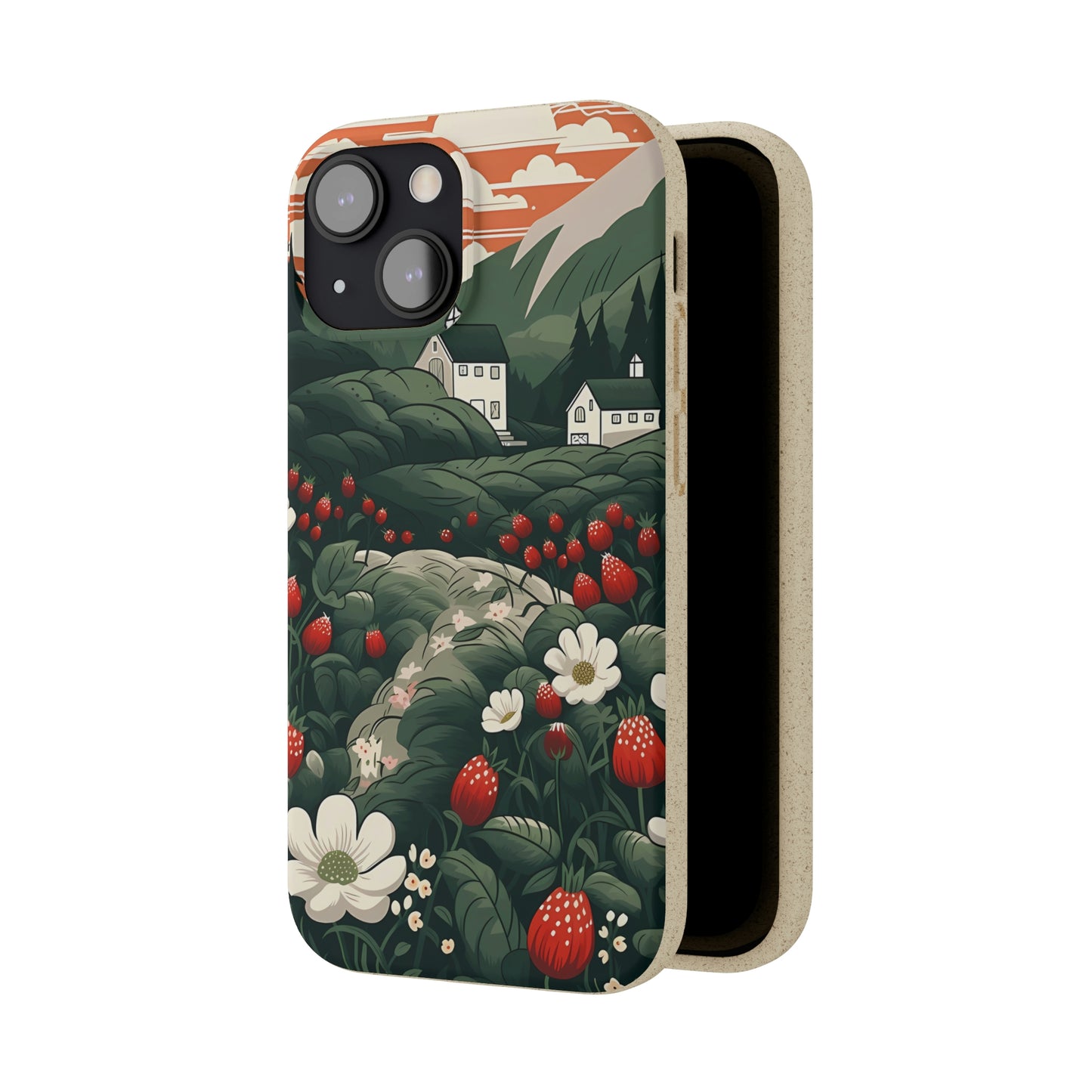 Strawberry Field | Biodegradable iPhone Case