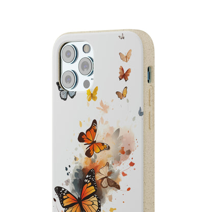 Colorful Butterflies | Biodegradable iPhone Case