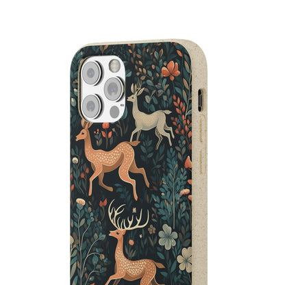 Enchanting Deer in a Forest | Biodegradable iPhone Case