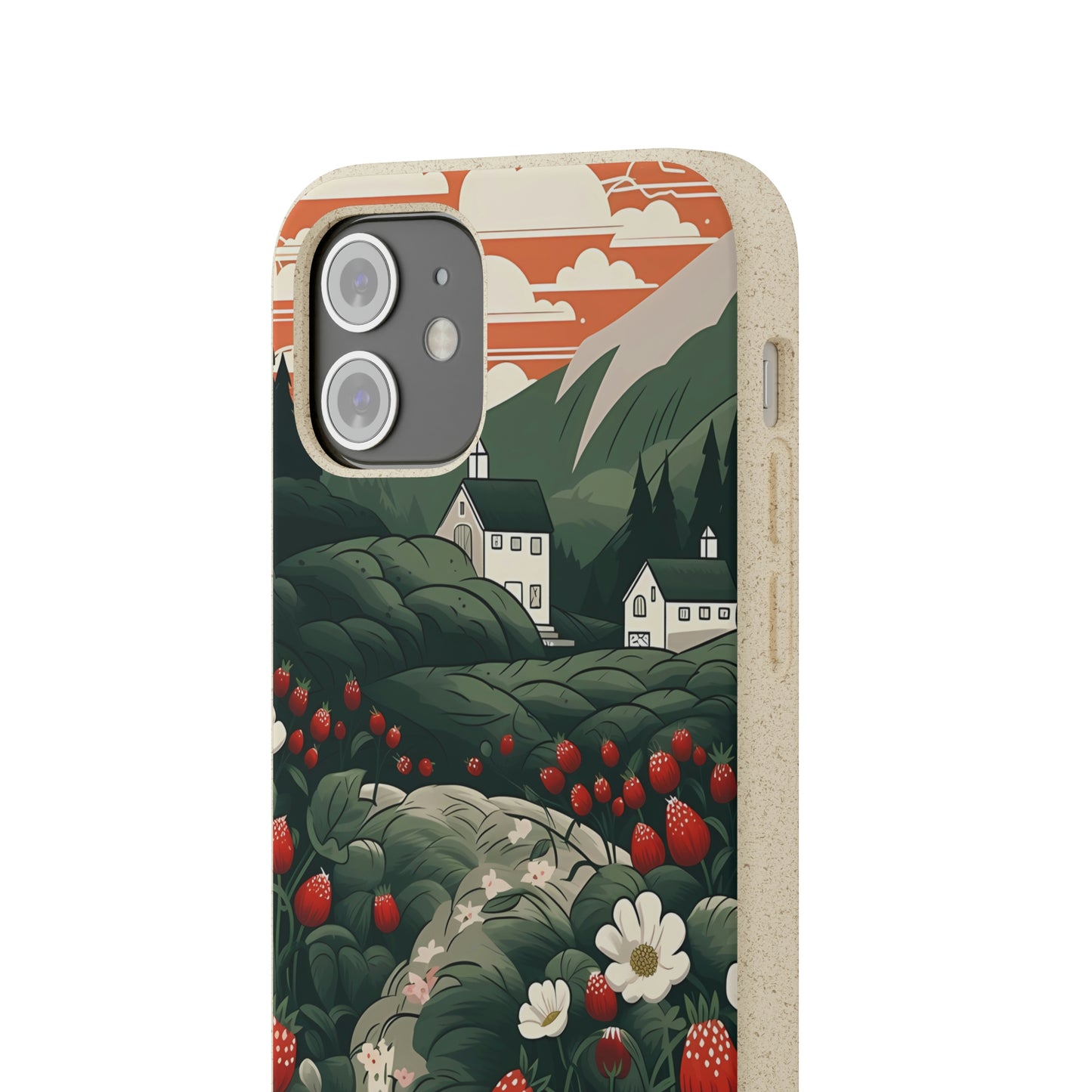 Strawberry Field | Biodegradable iPhone Case