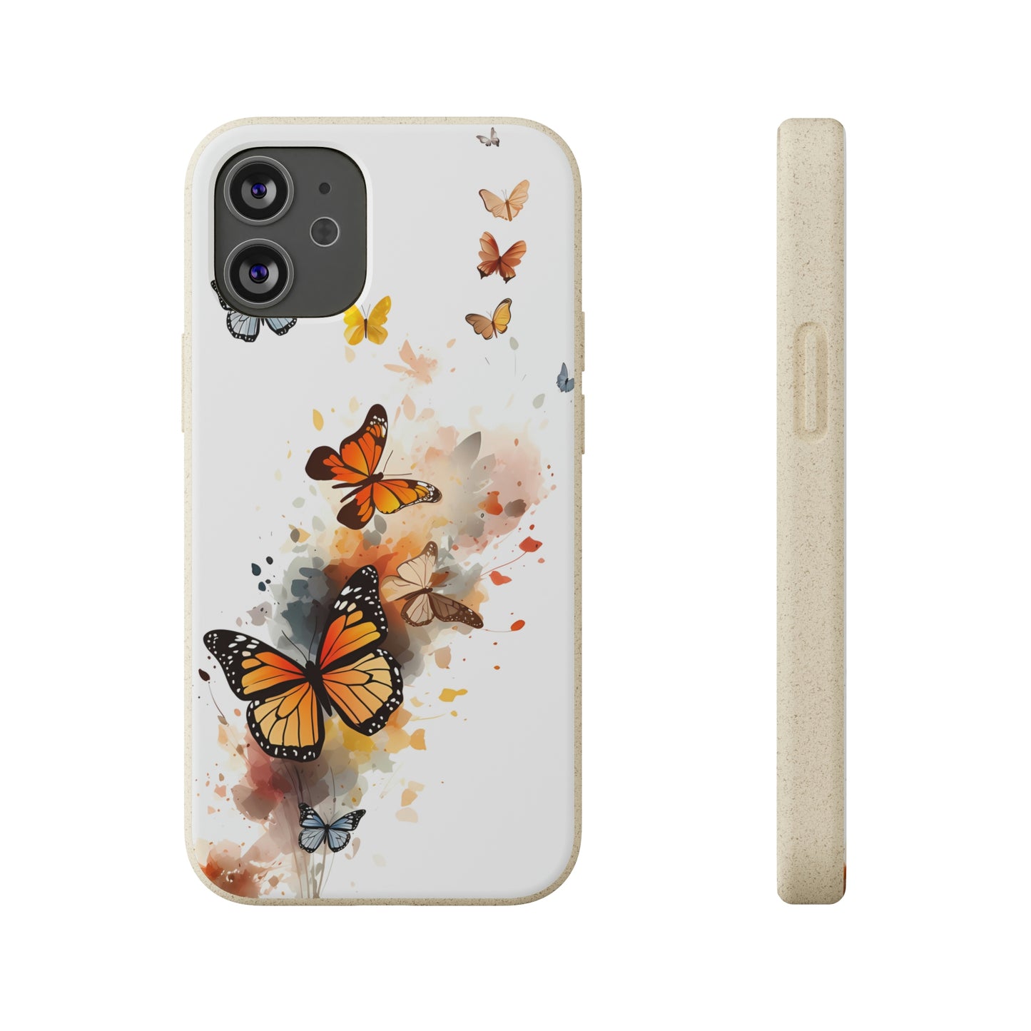 Colorful Butterflies | Biodegradable iPhone Case